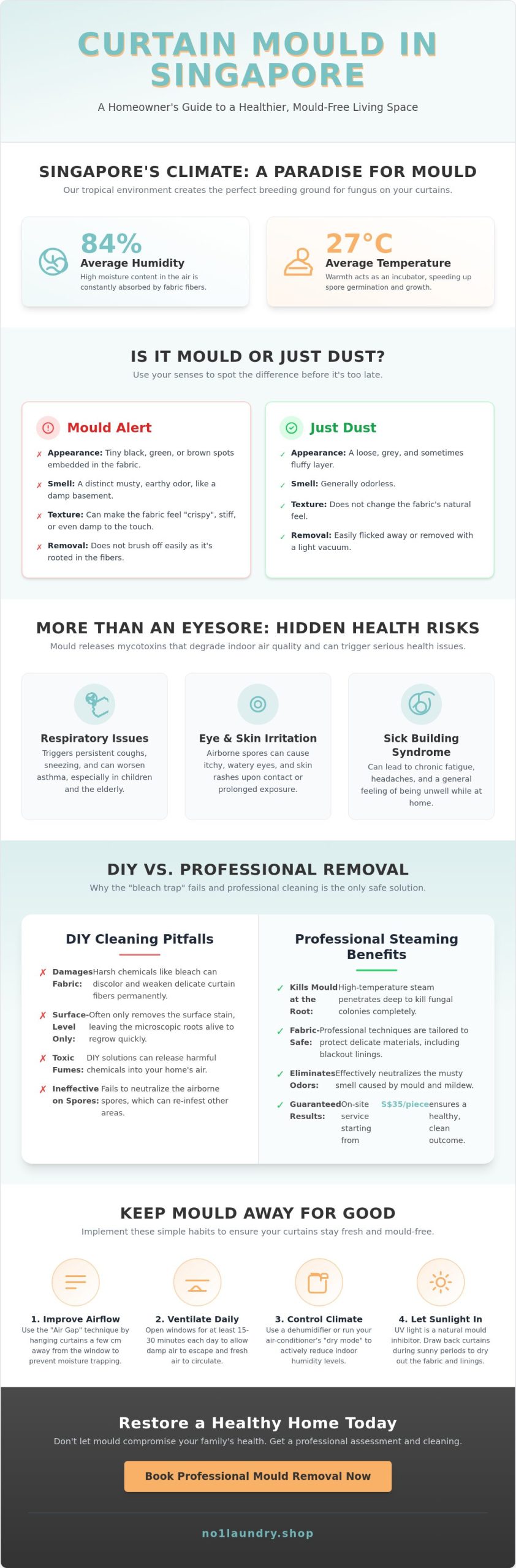 Curtain Mould Removal Singapore: The 2026 Professional Care Guide
